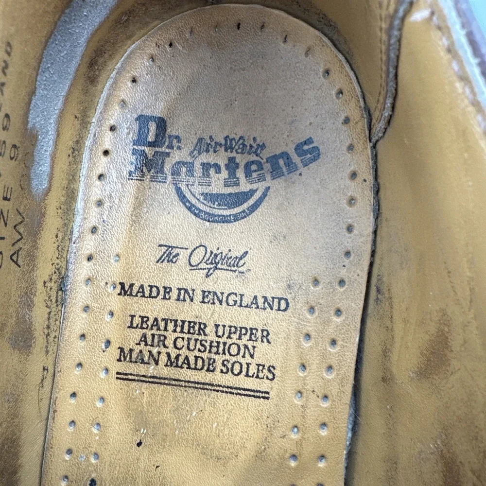 VTG Dr. Martens Brown Wingtip Oxford 3989/59‎ Made in England Men Size 9